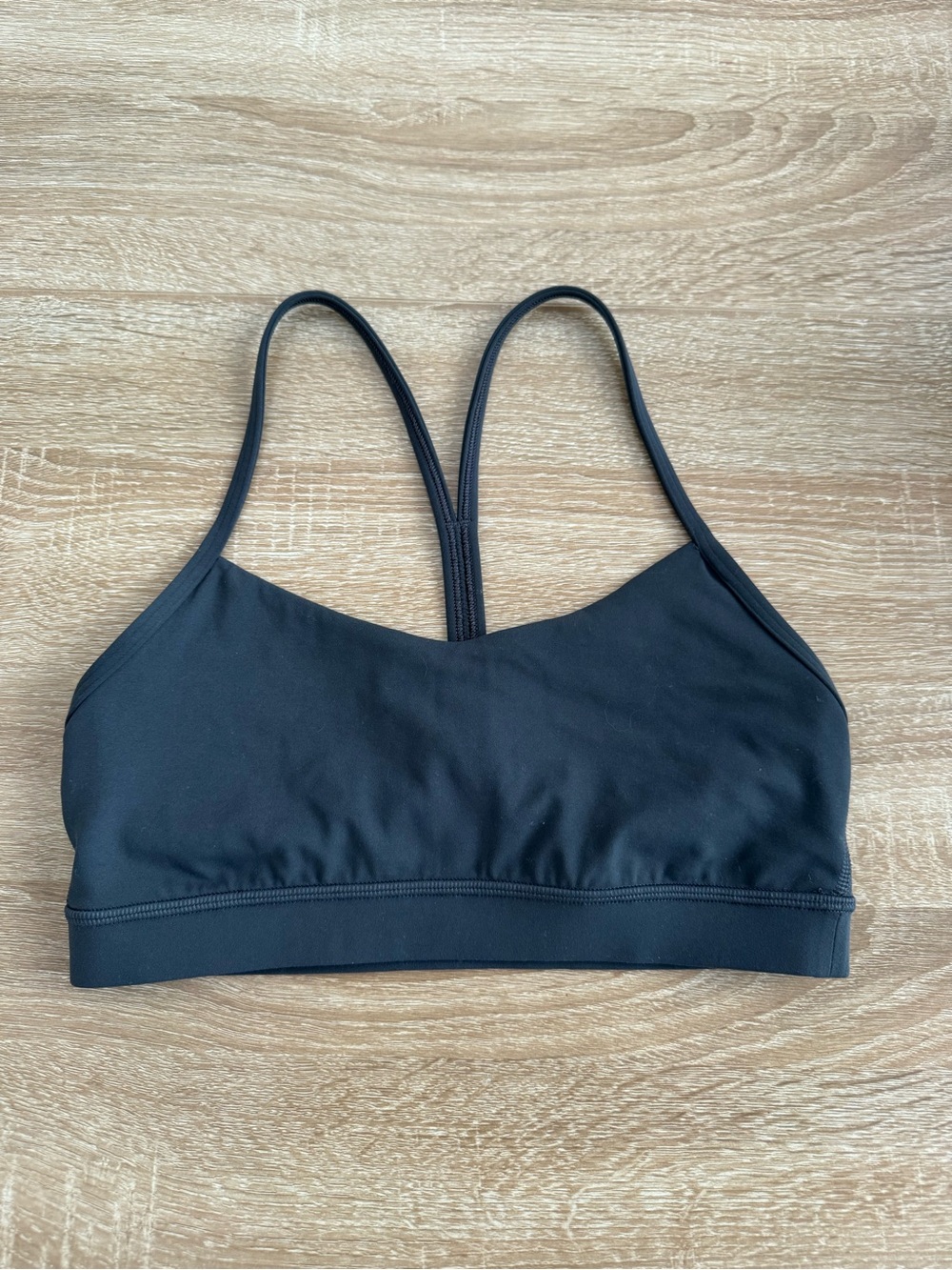 Lululemon charcoal grey sports bra